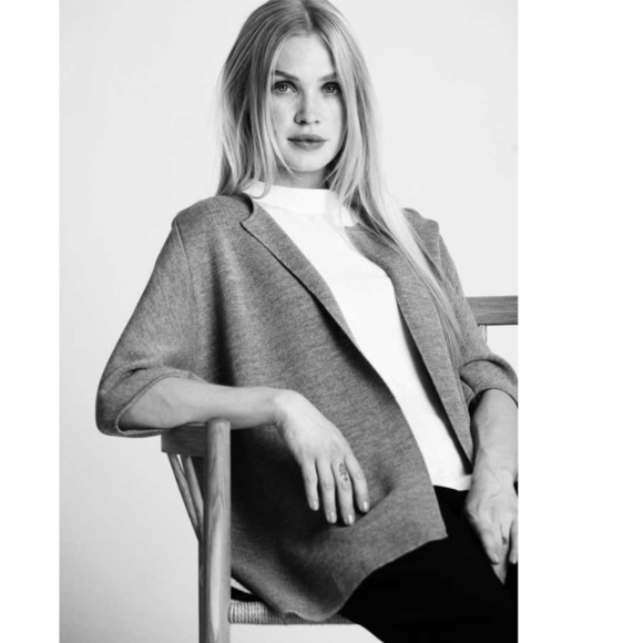 SIBIN LINNEBJERG EVI ANTHRACITE KIMONO CARDIGAN (M) - Picture 2 of 15